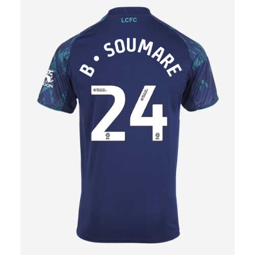 Billige Fotballdrakt Leicester City Boubakary Soumare #24 Replika Bortedrakt 2025-26 Kortermet Billige Fotballdrakt Leicester City Boubakary Soumare #24 Replika Bortedrakt 2025-26 Kortermet